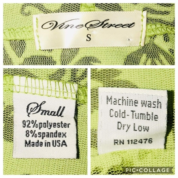 Vine Street SHEER LACE HOODED Jacket Sm - Picture 6 of 6